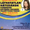 Lélektér estek -  Láthatatlan hátizsákok - Gyermekkori kötődési traumák terhei c. előadás.