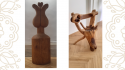 Eladó alkotások: „Szív és tulipán” c. szobor és „Gyógyító eperfa szék”